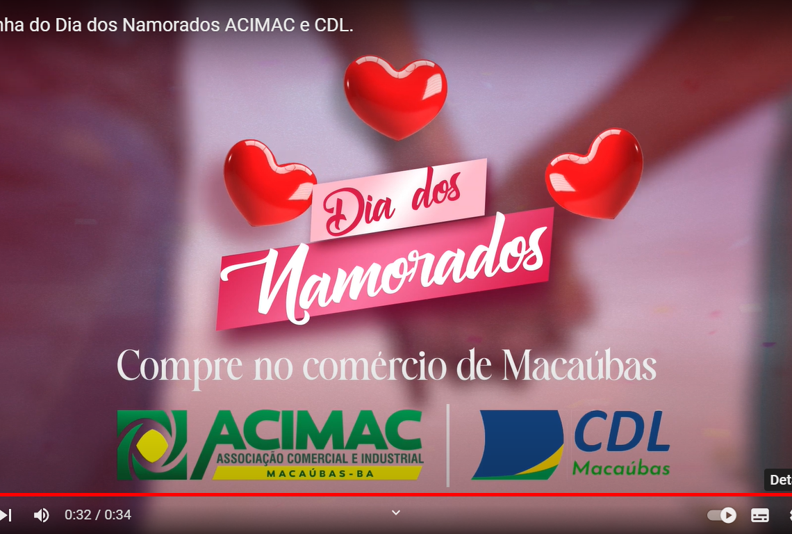 DIA DOS NAMORADOS, COMPRE NO COMÉRCIO LOCAL!