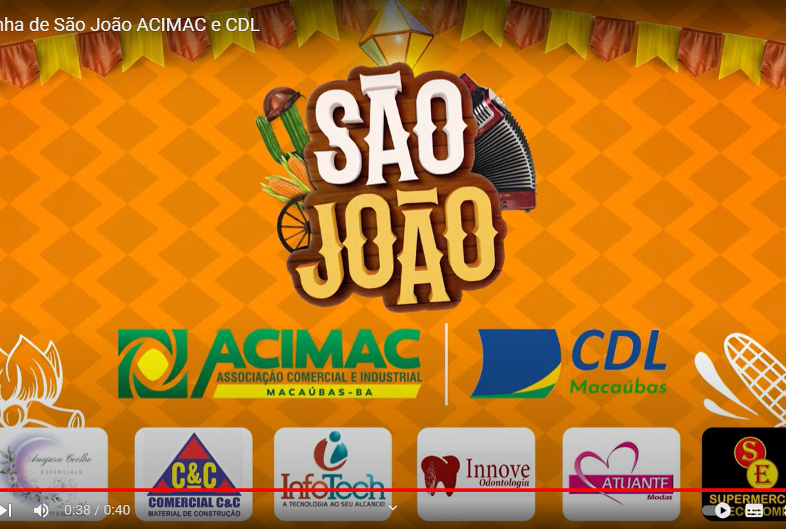 SÃO JOÃO, COMPRE NO COMÉRCIO LOCAL!