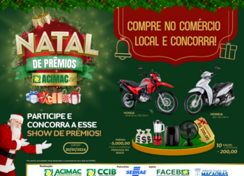 ACIMAC LANÇA CAMPANHA NATAL DE PRÊMIOS 2023