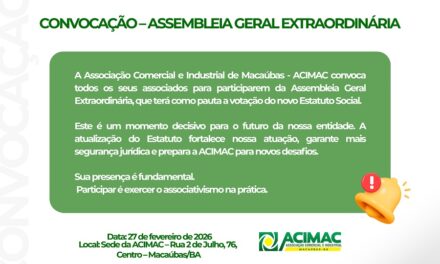 CONVOCAÇÃO PARA ASSEMBLEIA GERAL EXTRAORDINÁRIA